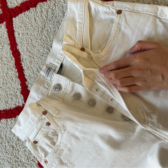 Citizens of Humanity EVA ripped white straight jeans - Picture 11 of 14